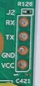 Asus 4G-AX56 PCB UART down side