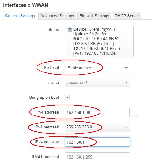 Openwrt discount repetidor cable